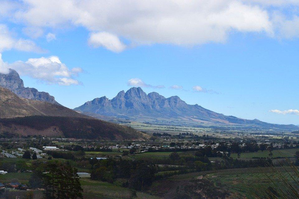 Franschhoek, South Africa, Western Cape, Wine, Mountain